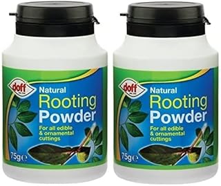 2 x Doff Hormone Rooting Powder 75g - Help New Roots On Cuttings and Promotes Strong Healthy Roots