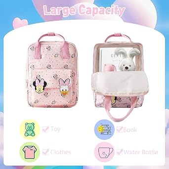 MN Backpacks Kindergarten Girls Boys, Girls School Bag for Aged 3-12 Years, Toddler Backpack, Children's Backpack, the Great School supplies for Kids.