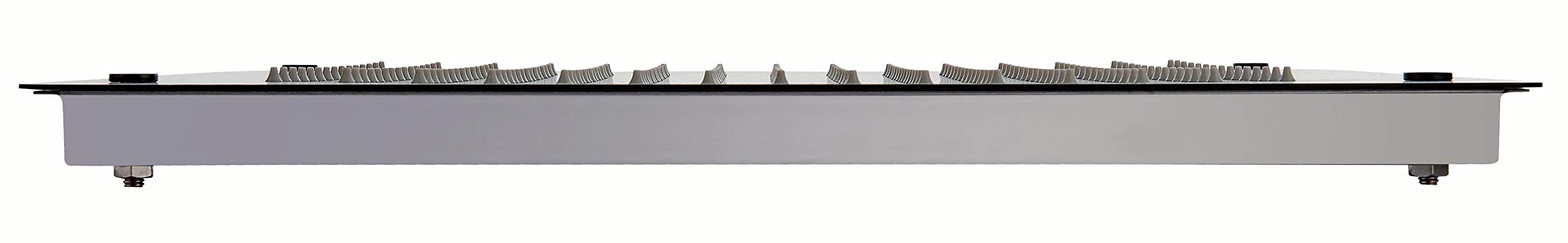 Bernstein Einbauduschkopf Schwarz Wassersparend Regenbrause Quadratisch 50x50cm Brausekopf aus Edelstahl Deckenbrause mit Anti-Kalk Düsen Duschkopf für Deckenmontage Regendusche DPG5005