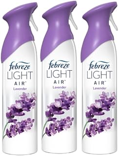 F.e.b.r.e.z.e Air Freshener Spray,Odor Eliminator, 3 Count, 8.8 Ounce (Pack of 3) (Lavender)