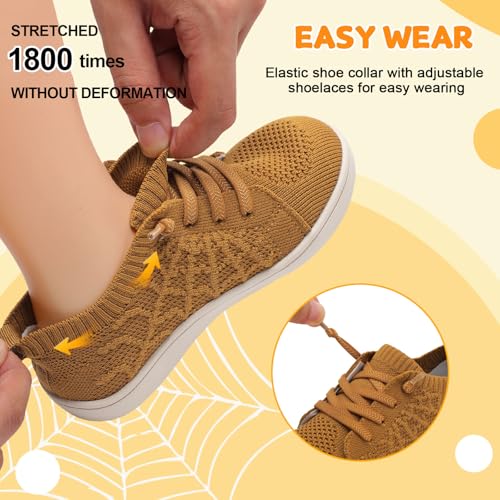 Image of JOINFREE Toddler Shoes Girls Boys Wide Barefoot Shoes Minimalist Walking Sneakers Zero Drop Slip on Tennis Shoe Breathable Naturally Flexible