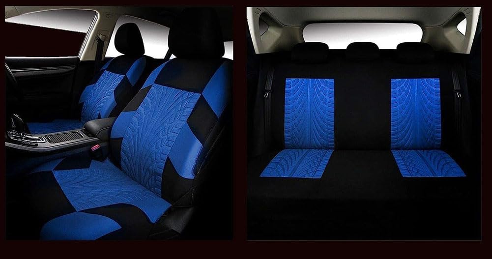 Coprisedile auto, Compatibile con Cadillac CT4, Protezione sedile,A-Blue