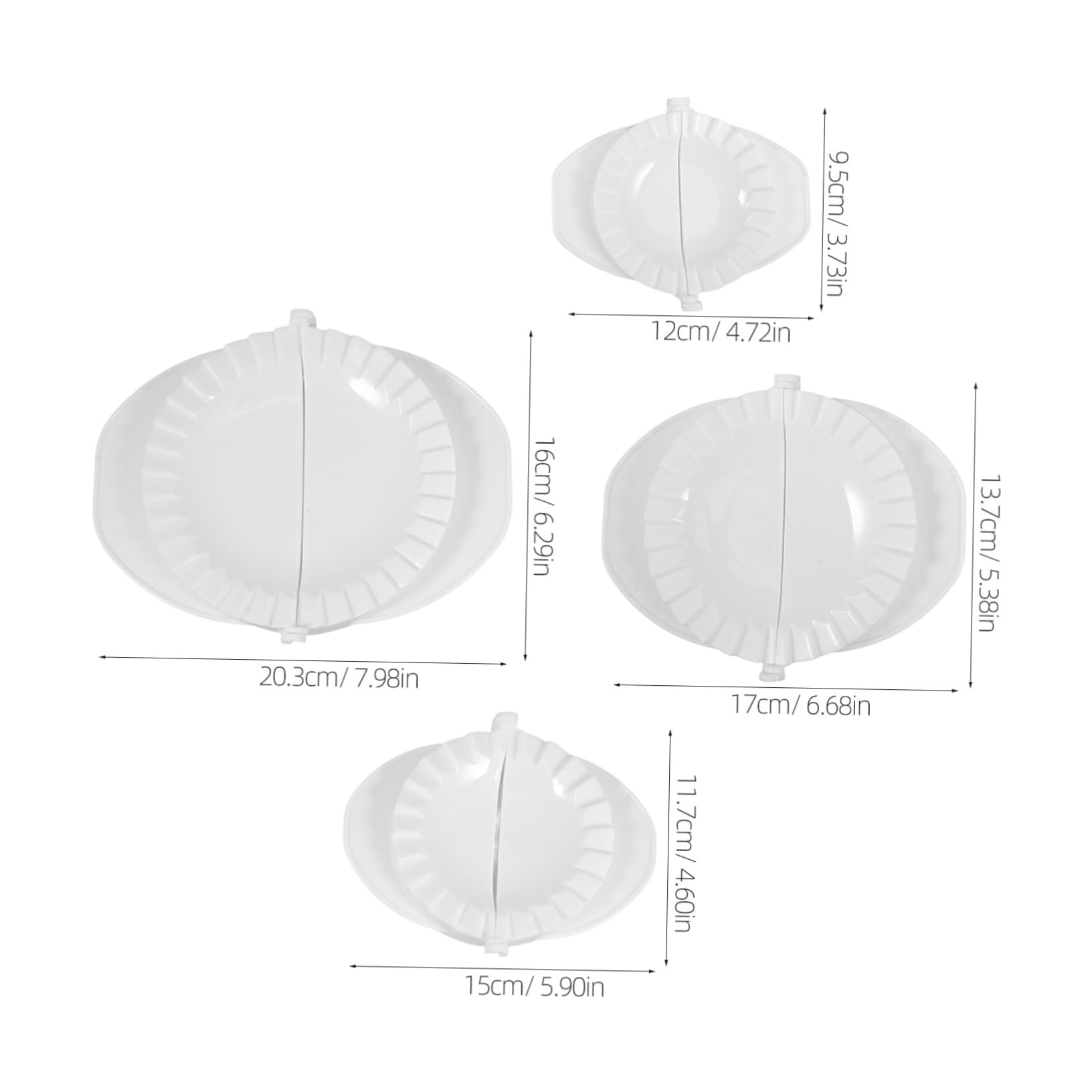 NAMOARLY Chinese Dumplings Makers Tool Press Tool Pancake Dough Press Essential for Social Events