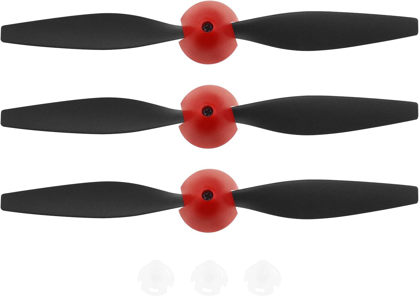 Lord of the Tools 3 Sets Spare Replacement Propellers RC Plane Remote Includes 3 Pcs Propeller Savers and 3 Pcs Adapters Compatible with VOLANTEXRC P51D Airplane