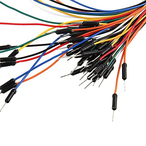 Cabos Jumper Profissional Macho para Macho e Macho Flexível, Sem Solda, da LEORX - 65 peças