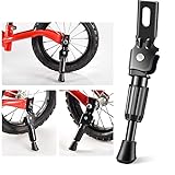 izosen Kids Bike Kickstand for 12 14 16 18 Inch Wheel Bicycle Side Kick Stand Rear Mount Premium Ste