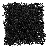 MERRYHAPY Grava Negra Pulida para Acuarios y Plantas Piedras Decorativas para Peceras Jarrones y Paisajismo Grava Lisa y Segura para Agua Fácil de Limpiar y Mantener