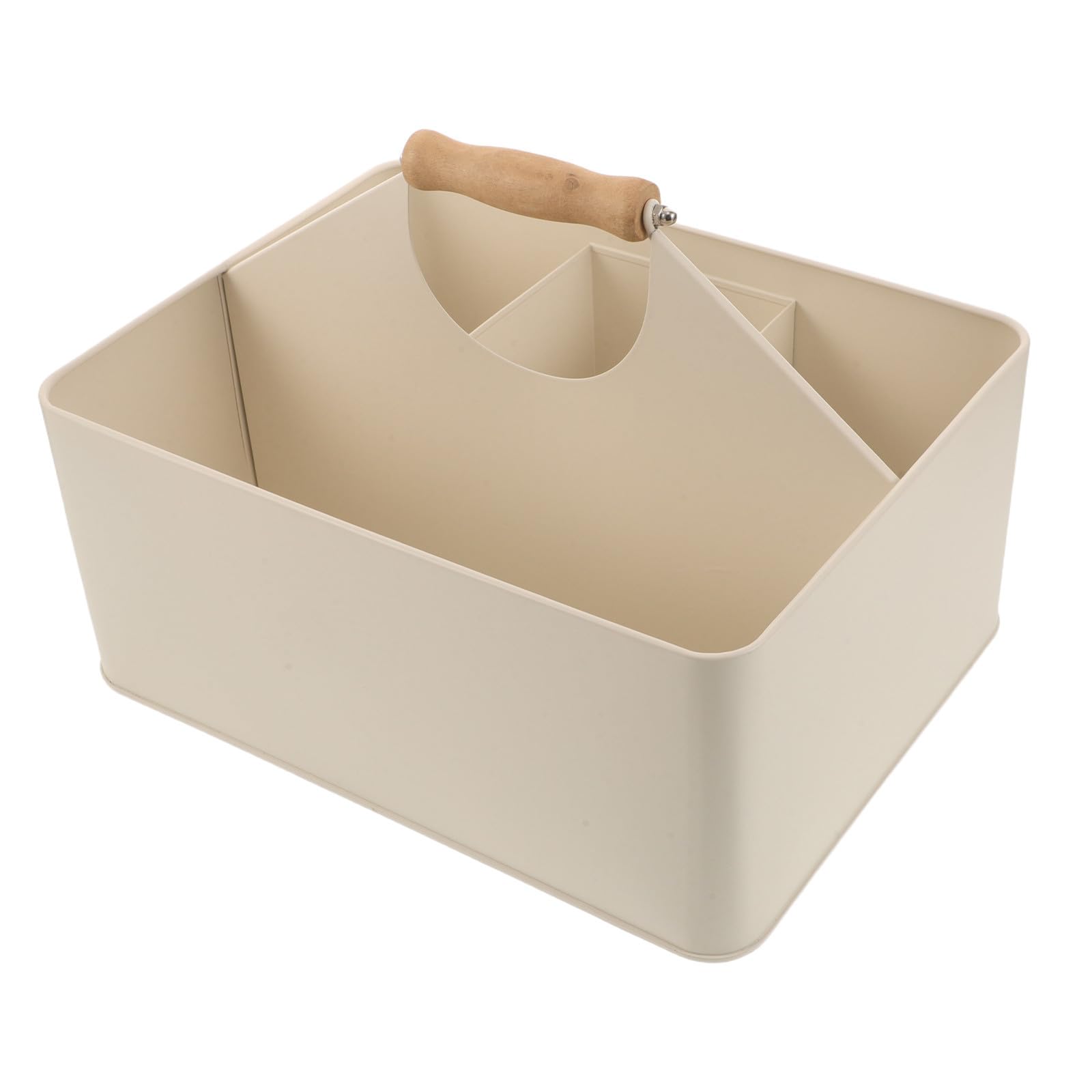 ifundom Metall Samen Organizer mit 4 Fächern und Holzgriff für Garten
