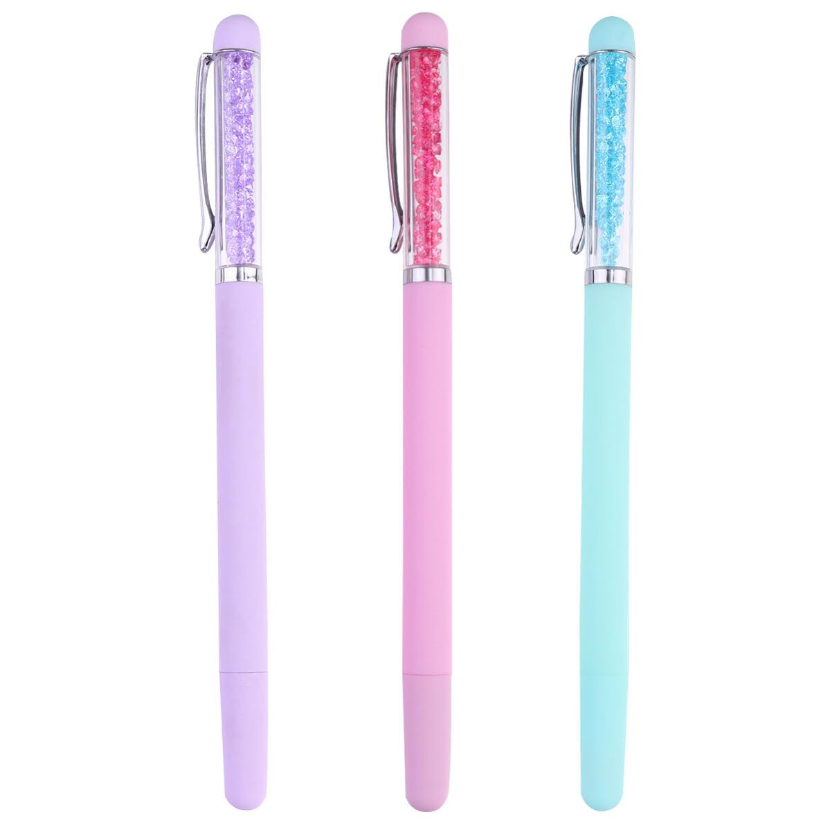 3pcs Manicure Nail Art Dotting Pen Set Rhinestones Picker Tools for Women DIY Nail Decoration and Precise for Natural and Acrylic