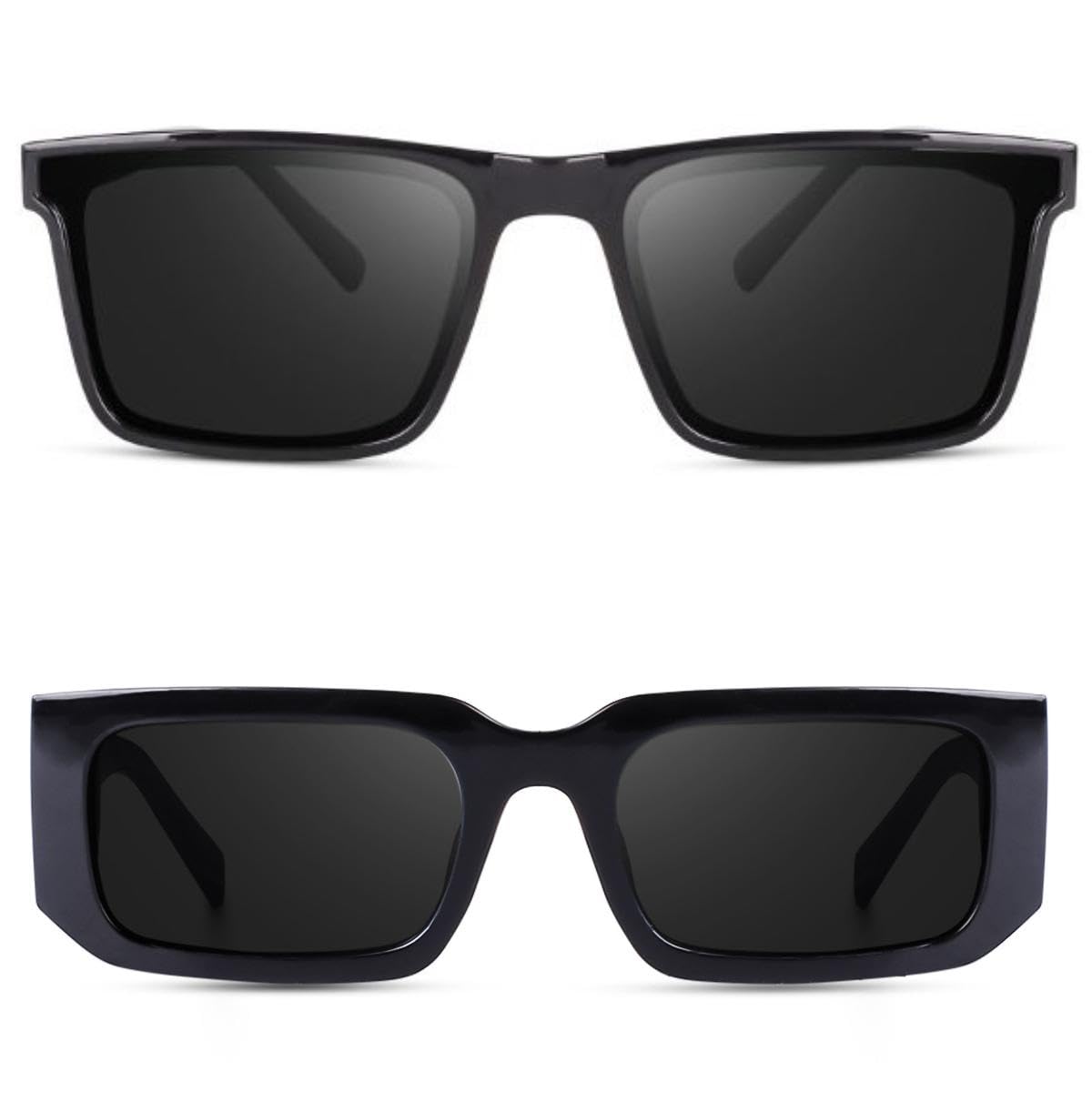 sunwear Lightweight Everyday Wear Black::Black Coloured Sunglasses for Men & Women 86114 Shine Black & Black PRADA-picture-45