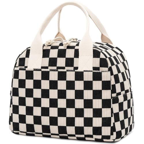 Image of LOVELYWIND Lunch Box for Women Cute Lunch Bags for Women Lunch Tote Bags Reusable Insulated Lunch Box Large Capacity Reusable Insulated Cooler for Work or Travel Gifts or Beach
