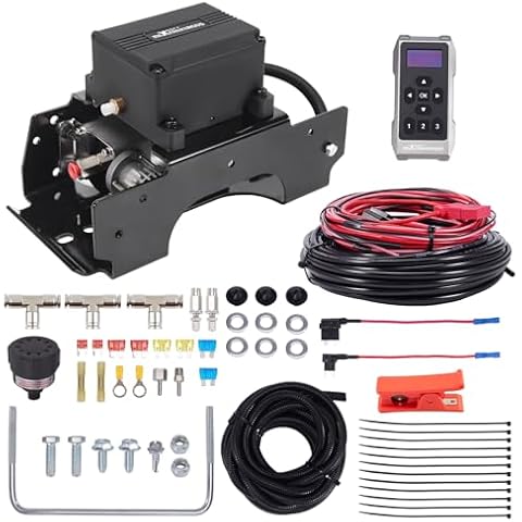 maXpeedingrods Wireless On Board Air Compressor System App and Remote Control Air Compressor Kit for Trucks Pickups Trailers Vans Cover