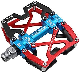 MZYRH Mountain Bike Pedals, Ultra Strong Colorful CNC Machined 9/16" Cycling Sealed 3