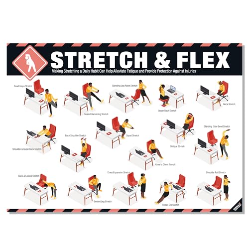 Stretch and Flex Poster 18" x 24" – OSHA Compliant