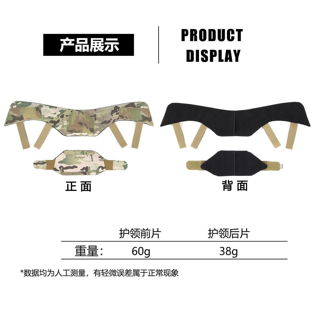 Tactical Vest Universal Collar 2.0 Neck Armor for JPC FCSK 6094 CPC