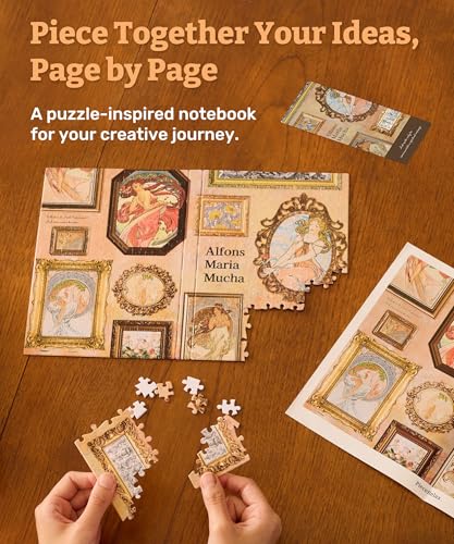 Puzzle de Piezas Plastico Cubierta A5 Art Nouveau miniatura 2