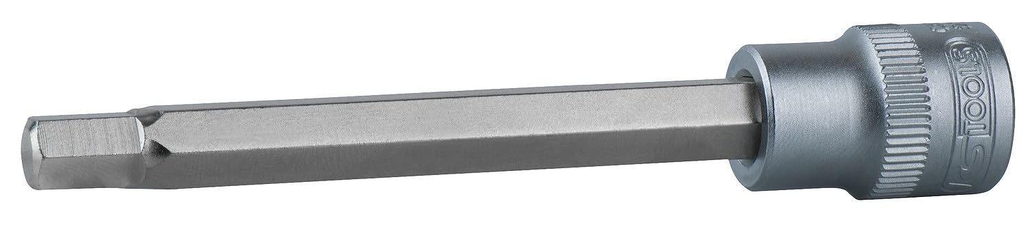 Ks Tools 911.1561 3/8" Bit Socket Hexagon, Long, 4Mm