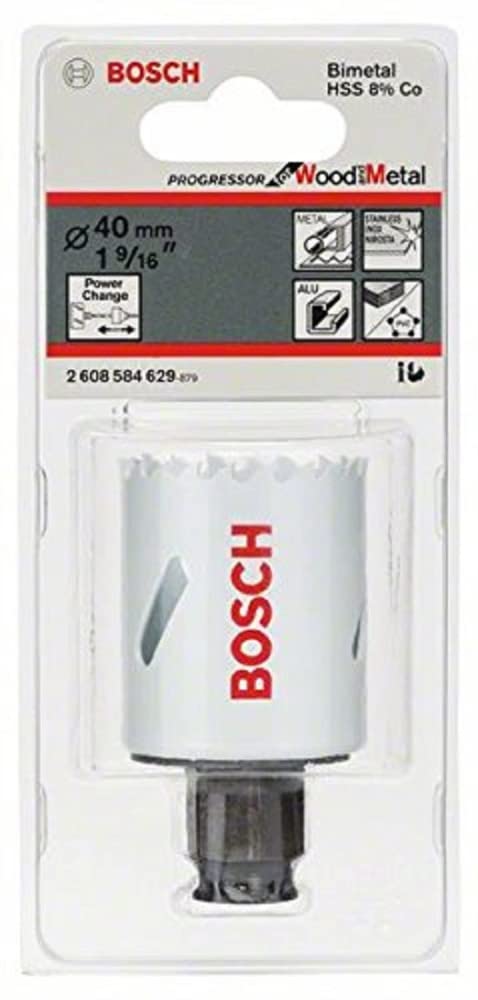 Bosch White 2608584629 40 Mm Progressor Hole Saw