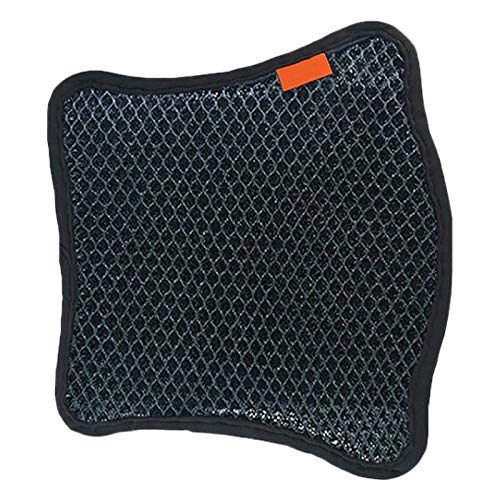Motorcycle Seat Cushion Air Cooling 3D Mesh Motorcycle Seat Pad,Butt Protector Pads,Motorcycle Cool Seat Cover,Breathable Motorcycle Seat Cover,Size M by SaferCCTV - Used condition - US$17.84