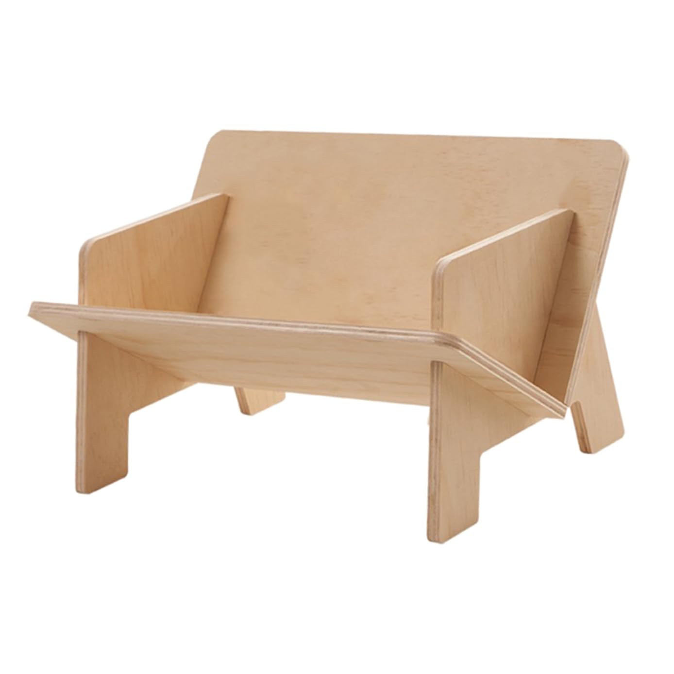 Support de lecture bois noble et organisateur de rangement stable pour documents de direction