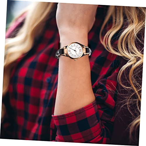 Correa de reloj de cuero auténtico premium con acabado minimalista para niñas 5