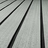 ICOOP Boat Flooring Sea Deck Non-Slip EVA Foam Boat Decking Marine Vinyl Flooring with 3M Adhesive Backing Seadek Waterproof Hydro Turf Marine Mats for Boats Pontoon 94.5