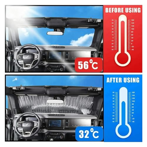 Pare-soleil isolant Bronco intérieur haut de gamme finition sur mesure - 5