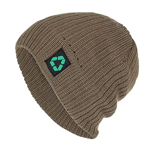 AMDOLE Imprimir neutral sombrero de punto al aire libre cálido invierno lana gorras gorra de béisbol gorra snapback negro
