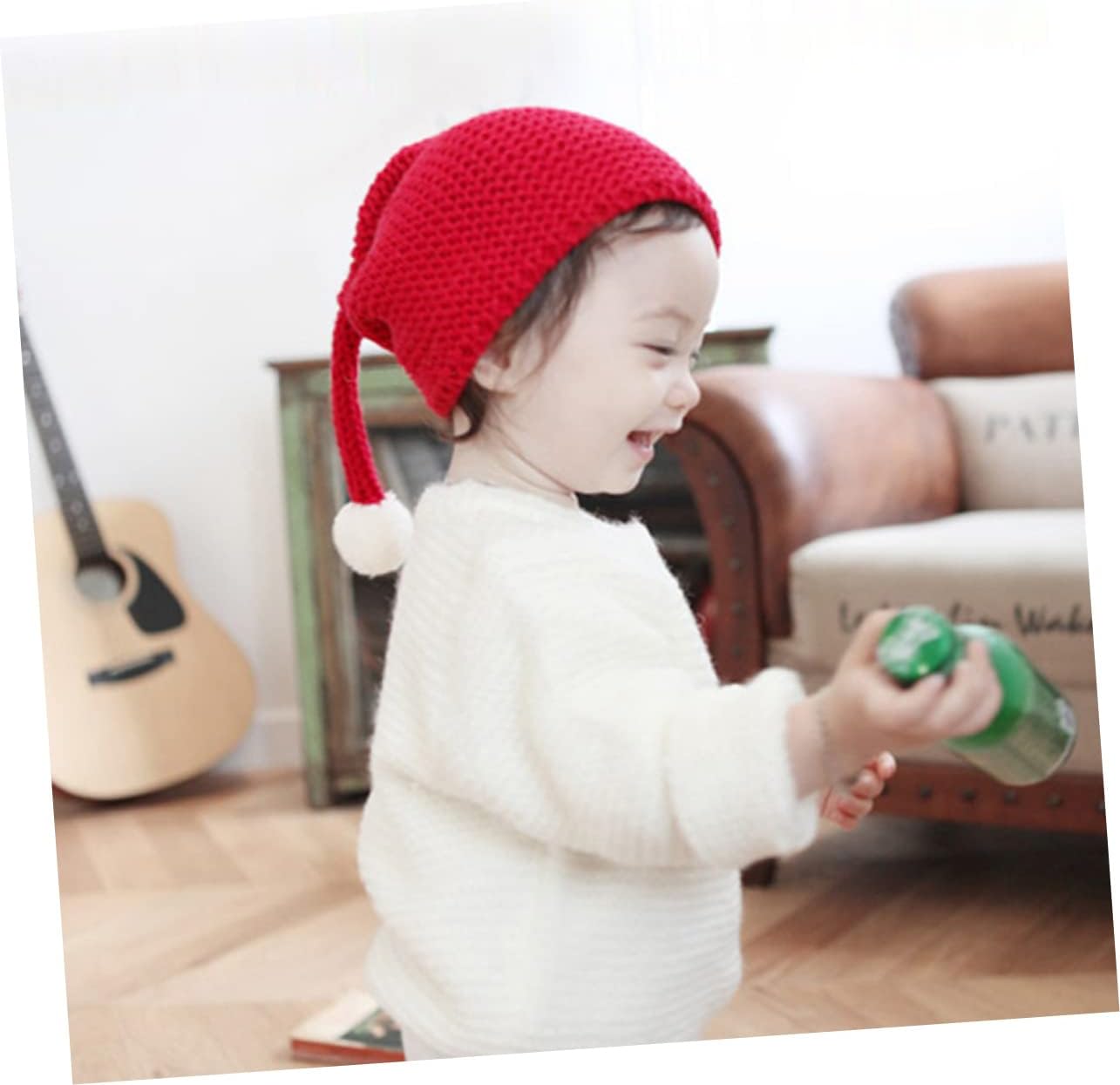 Hairball Hat Christmas Hats Bonnet Hat Knitted Halloween Hat Scarf Gloves for Knit Hat Warm Hat Knit Cap