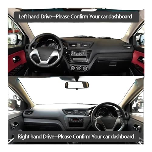 Tapis de tableau de bord pour KIA Rio 3 K2 2012-2016 version russe - 3