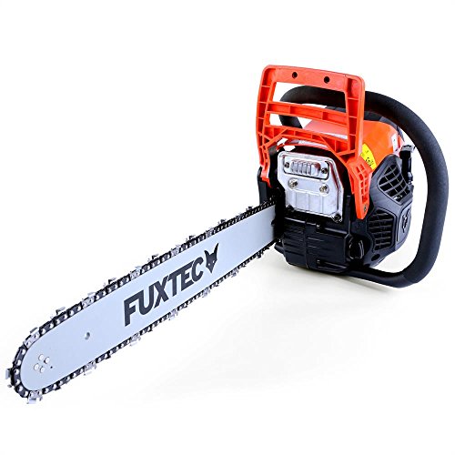 FUXTEC Profi Benzin Kettensäge FX-KSP155 Schwert 45 cm Kette 55 cc Motorsäge MS Motorkettensäge PS Säge Testnote 1,7 Oberklasse - 3