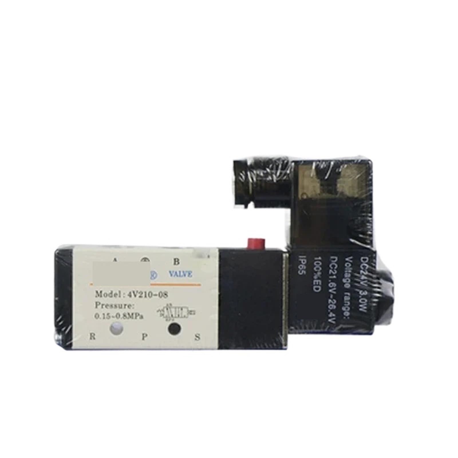 Uyqukggpsn 4V210-08 Dc24 1Pcs 4V210-08 24V Solenoid Valve Electronmagnetic 4V210-08-10 24Dc 4V410-15 4V110-06 Ac220 Dc12 Ac24(4V210-08 Dc24)