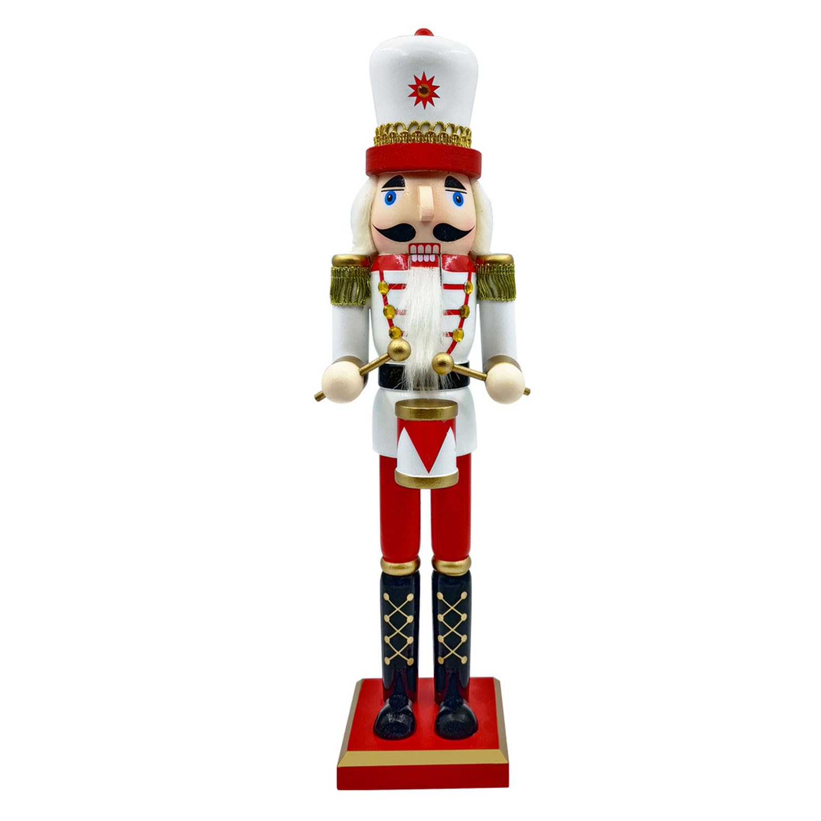 Buxuaaaa Ll0033 1Pc Christmas Nutcrackers Wood Nutcrackers Soldier Puppet Display Ornament For Kitchen Christmas Decorations Soldier