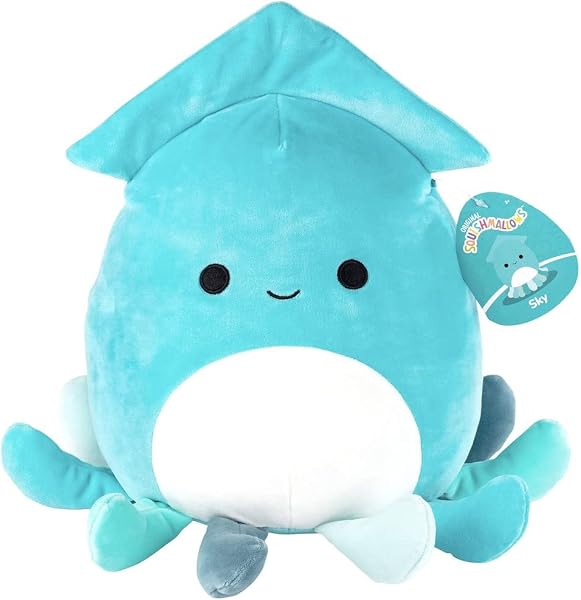 Squishmallows Kellytoy 2023 Easter Elea The Lamb 5/'', Grey - 5