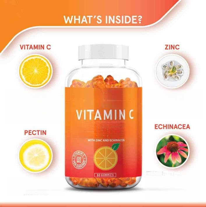 2 Stück Multivitamin mit Zink zur Unterstützung des Immunsystems und Kollagen für die Gesundheit der Haut, gentechnikfrei
