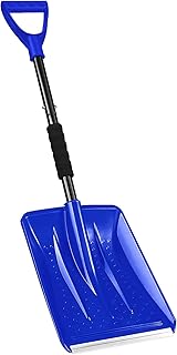 Snow Shovel for Driveway -Portable Shovel with Handle and Large Capacity for Snow Removal - Car Snow Shovel for Trunk Car ...