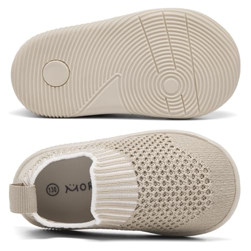 Image of MORENDL Baby Toddler Walking Socks Non-Slip Breathable Unisex Casual Sneakers