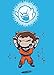 Spirit Bomb Cartoon & Spiel Parodie – Rechteck Kühlschrank Magnet