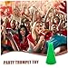 ifundom 4pcs Portable Cheer Megaphone Noisemaker Lightweight Horn for Sporting Events Soccer Games Parties and Celebrations Game Accessories for Fans