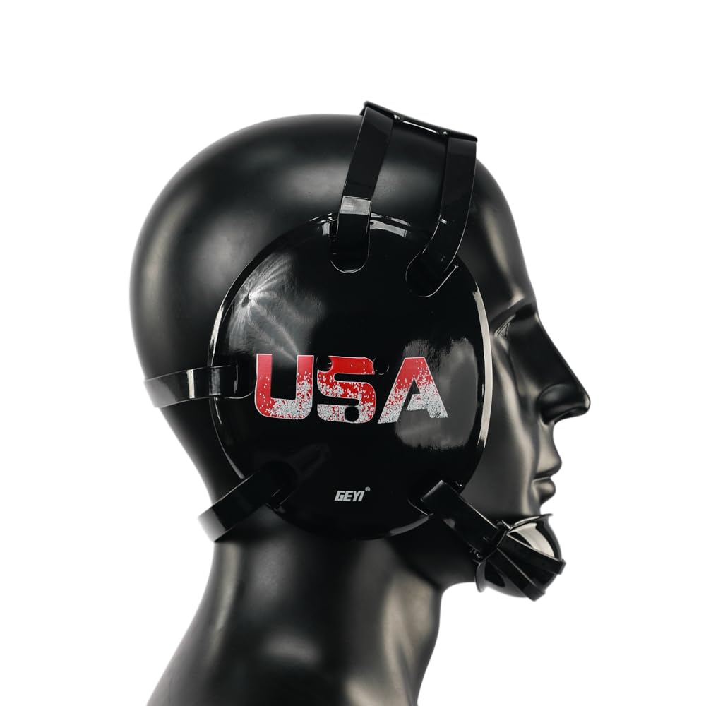 Wrestling Headgear USA Flag Digital Printing Art (Adult)