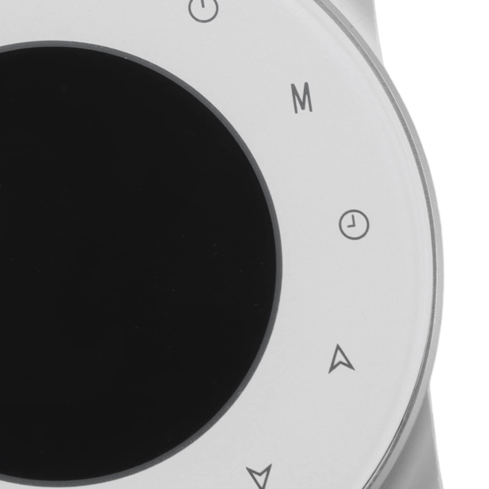 Fdit Smarter WiFi-Fußbodenheizungsthermostat mit Hoher Genauigkeit, Sprachsteuerung für Elektrische Heizsysteme, LCD-Touchscreen für Smart Home, Weiße Farbe