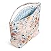 Vera Bradley Women's Performance Twill Oversized Hobo Shoulder Bag, Peach Blossom Bouquet, One Size