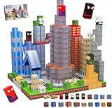 LetsPlay Magnetische Bausteine Kinder – 150 Magnetwürfel Stadtbau – Kreatives Konstruktionsspielzeug für Jungen & Mädchen – Magnetspielzeug ab 3 Jahren – STEM Lernspiel