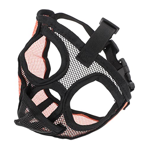 HAPINARY Dog Muzzle for Short Snout Breeds Soft and Durable Biting Barking and Chewing Muzzle for Bulldogs French Bulldogs and More