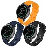 【Premium Quality & Texture】: Fabriqué en silicone de haute qualité pour une sensation de confort et de respirabilité. Fabriqué à partir de matières hautes et brutes garantissant la longévité, la fiabilité et la solidité du bracelet.