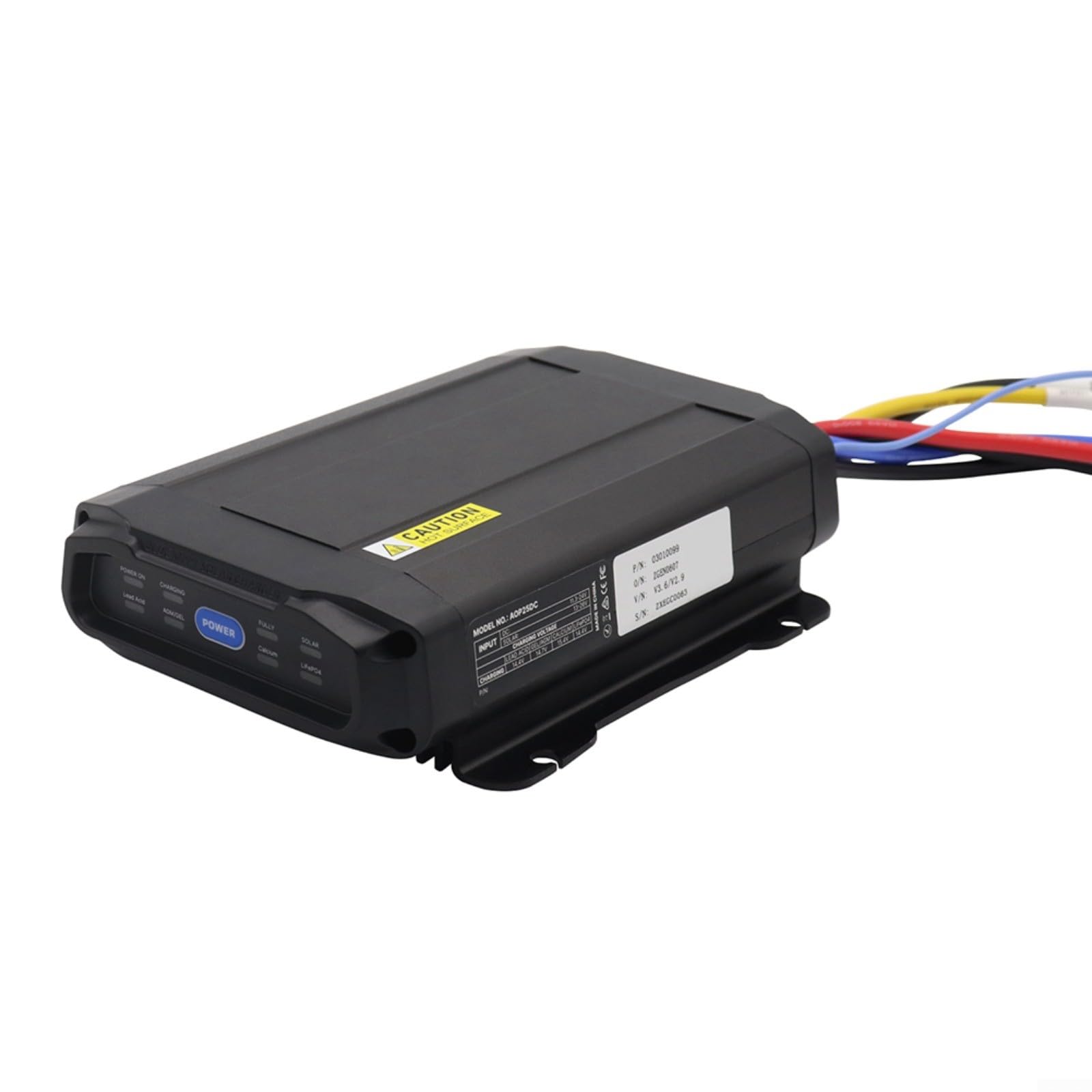 Bordnetz-Ladegerät 25A DC-DC Converter, für Solar MPPT & Alternator für charger für 12V/24V Systeme, für wohnmobil Camping Boot LKW IP54