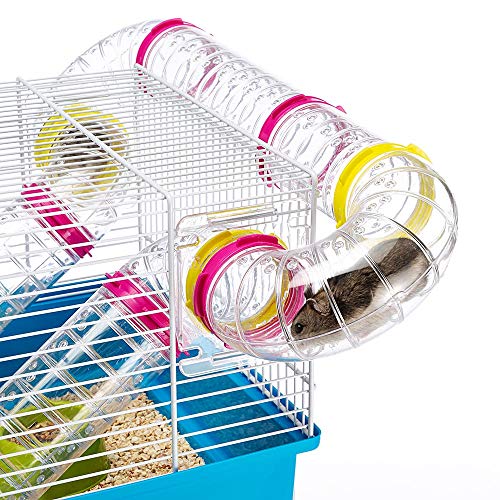 Ferplast Paula Small Hamster Cage | Fun & Interactive Cage Measures Measures 18.11L x 11.61W x 9.6H & Includes All Accessories by Ferplast - Image 7