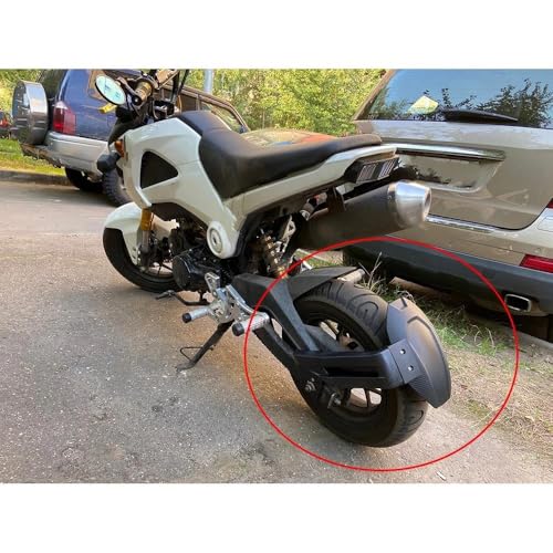 Garde-Boue arrière pour Moto Grom MSX125 robuste en ABS injecté noir - 4