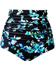 Black Blue Floral