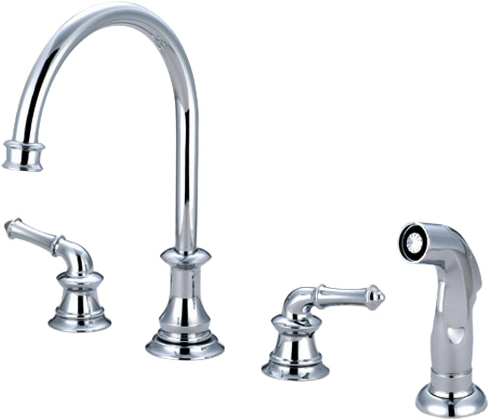 Pioneer 2DM201 Del Mar Two Handle Kitchen Faucet in Chrome